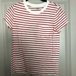 Madewell striped cotton tshirt